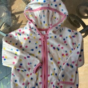 🩷🧡💛Tucker and Tate fleece jacket 12mo size